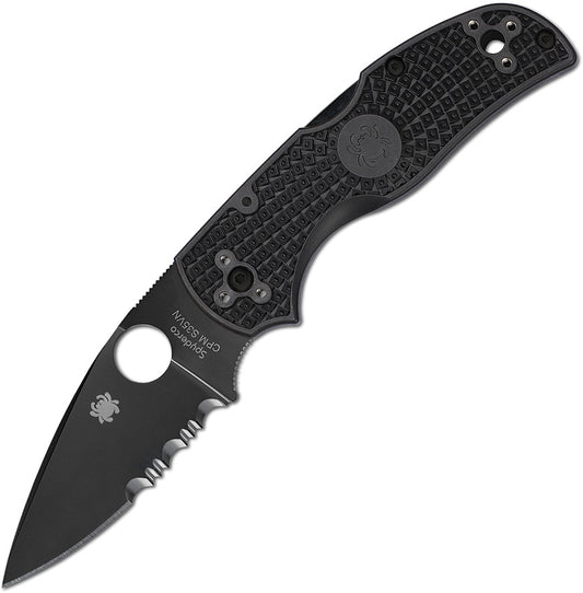 Native 5 Lockback Black Serr
