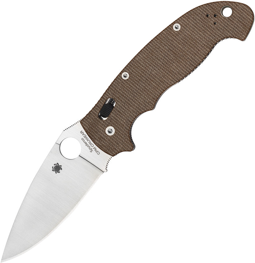 Manix 2 XL Brn Canvas Micarta C95MPCW2