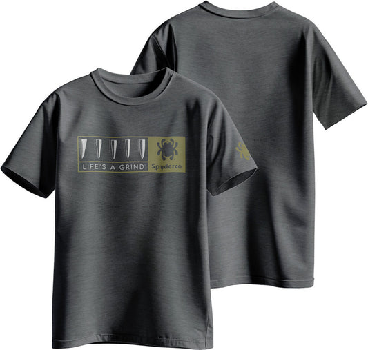 Life's A Grind T-Shirt Gry LG