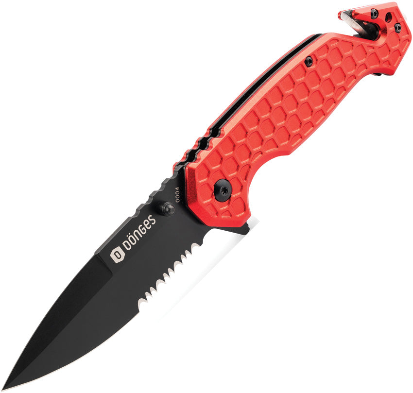 Basic Rescue Linerlock Red