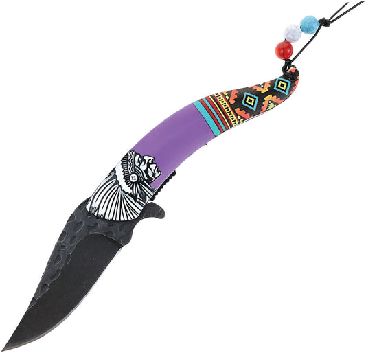 Chief Linerlock A/O Purple T27026PP