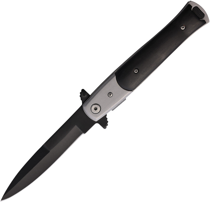 Stiletto Style Linerlock Black T27107-7