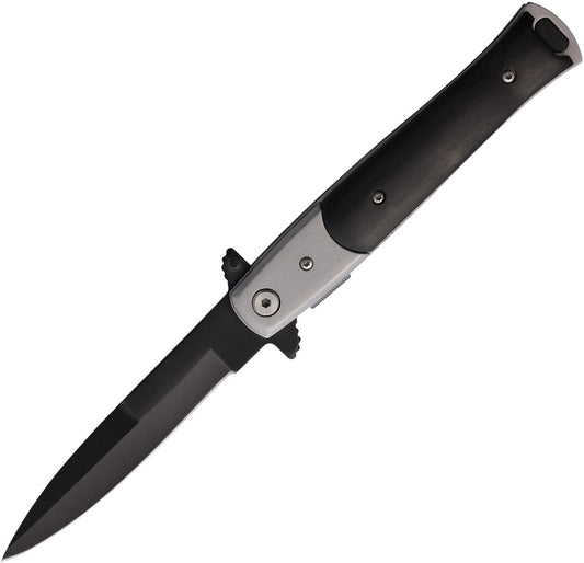 Stiletto Style Linerlock Black T27107-7