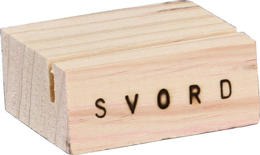 Wood Knife Stand