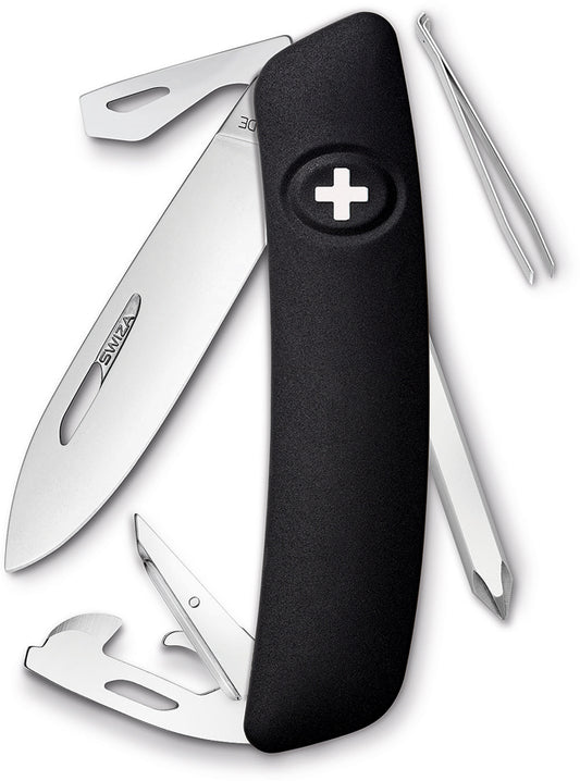 D04 Swiss Pocket Knife Black KNI.0046.1010