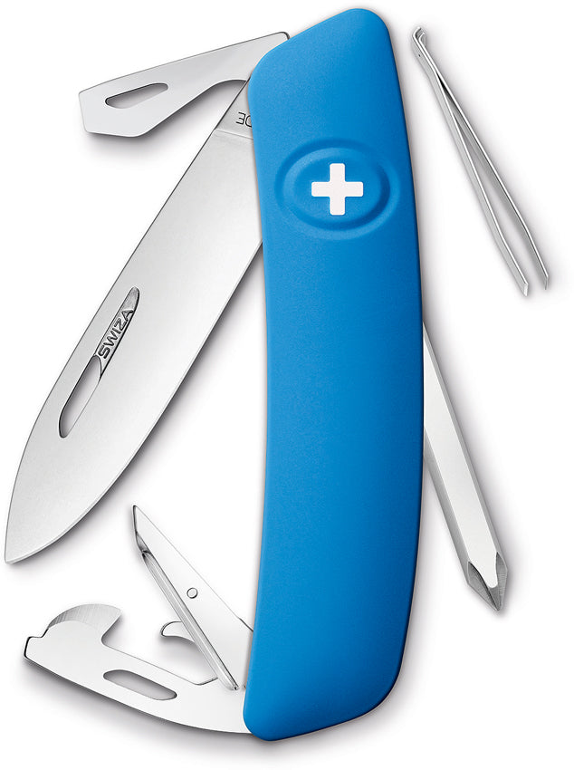 D04 Swiss Pocket Knife Blue KNI.0046.1030