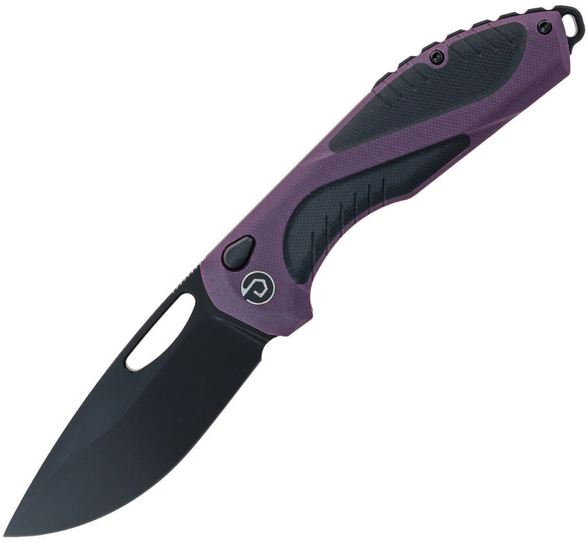 Black Fang Lite Button Lock TD1002PPBK