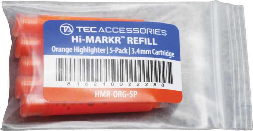 Hi-MARKR Highlighter 5-Pk HMR-ORG-5P