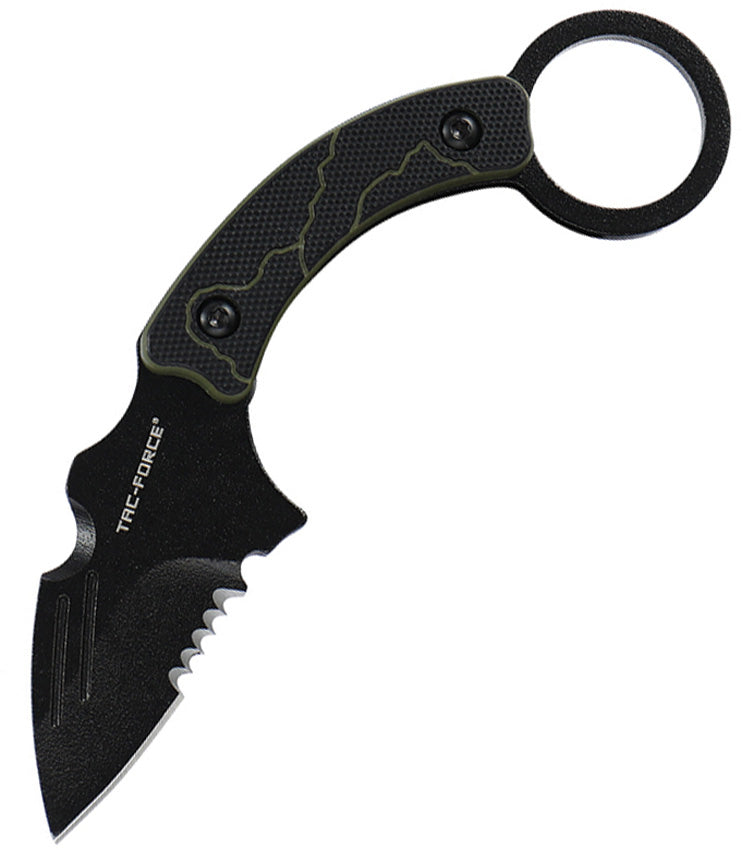 Fixed Blade Black/Grn TF-FIX111BG