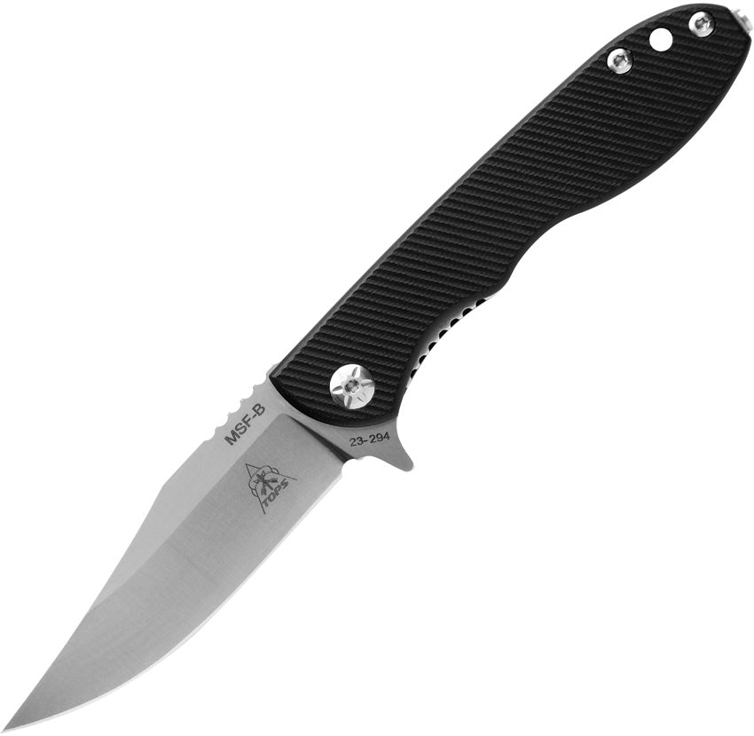 MSF Linerlock Black Elmax  MSFB-01