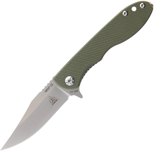 MSF Linerlock Green Elmax  MSFG-01