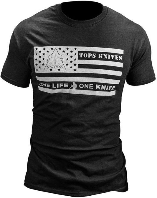 T-Shirt Flag Logo Black Medium TSFLAGBLK MEDIUM