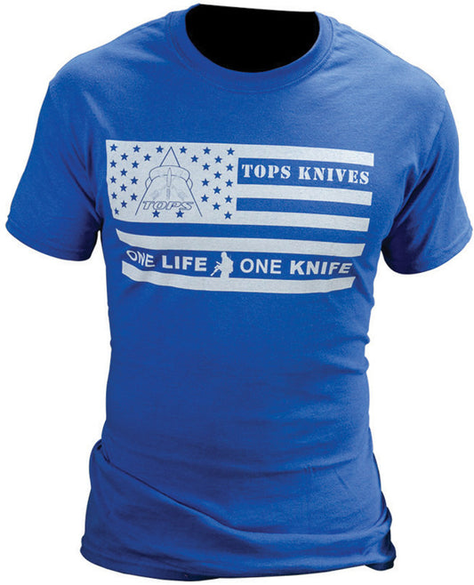 T-Shirt Flag Logo Blue XXL TS-FLAGBLU-XXL