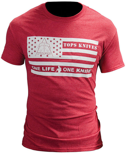 T-Shirt Flag Logo Red XXL TS-FLAGRED-XXL