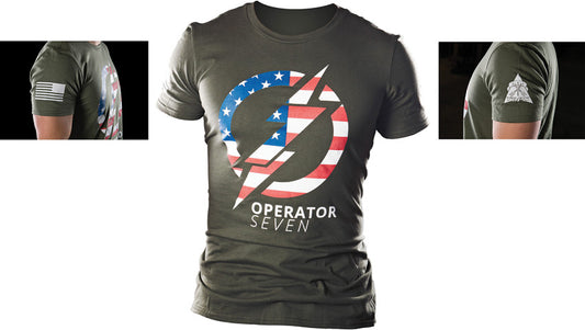 Operator 7 T-Shirt OD Large TS-OP7-LARGE