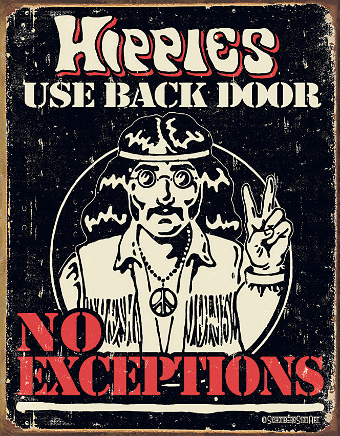 Hippies Use Back Door 1558