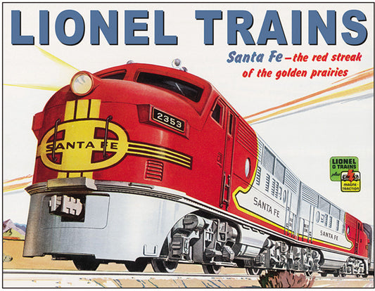 Lionel Santa Fe Sign