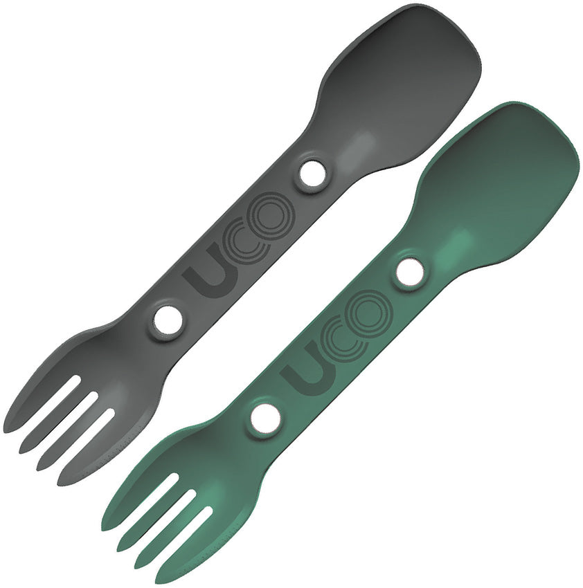 Two Pack Utility Spork Green F-SP-UT-2PK GREEN