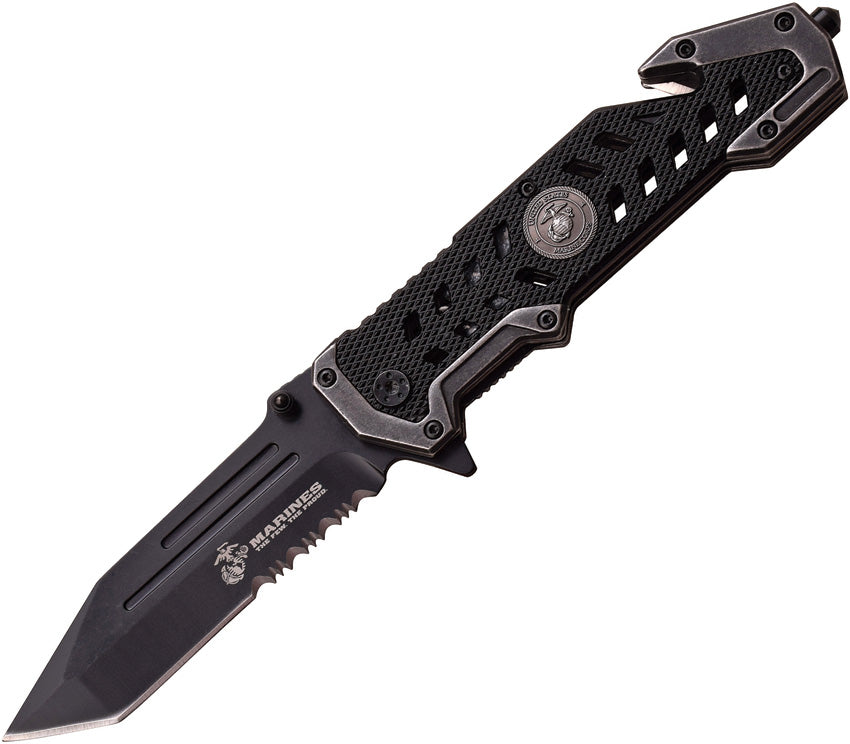Marines Linerlock A/O Black M-A1052BK