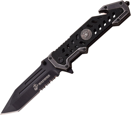 Marines Linerlock A/O Black M-A1052BK