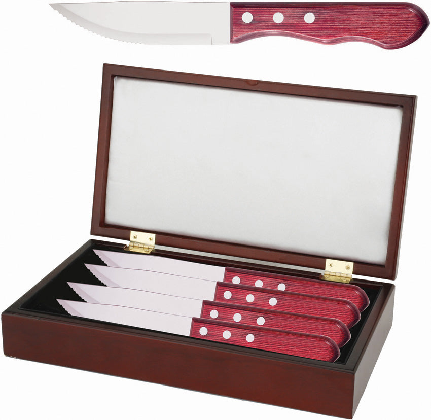 Big Red Steak Knife Set 75-840529S4