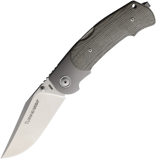 TURN Lockback Green Micarta V5986CG