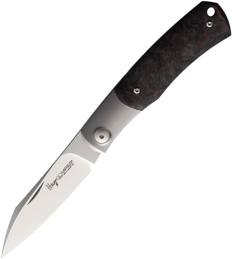 Hug Folder Red Carbon Fiber V5992FCR