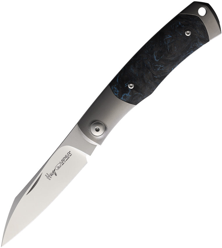Hug Folder Blue Carbon Fiber