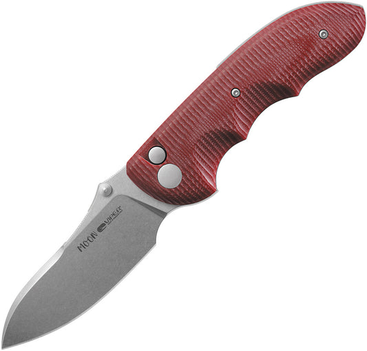 Moon Button Lock Red G10 V6010GR