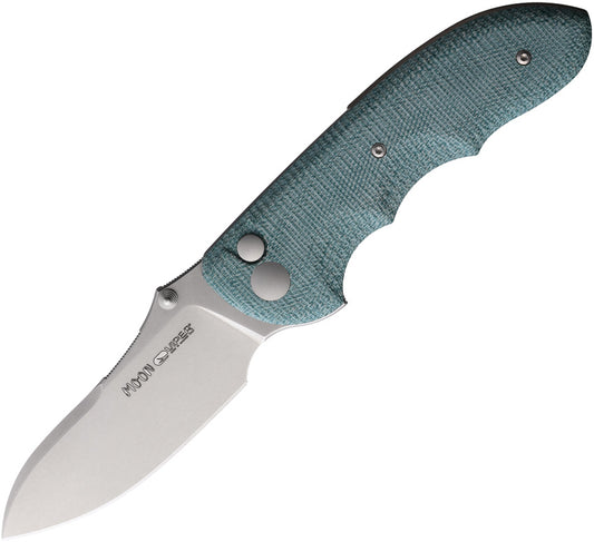 Moon Button Lock Grn Canvas V6010TE