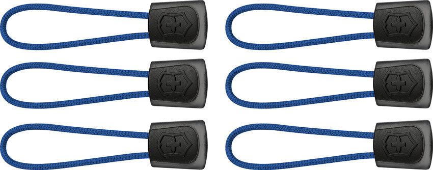 Lanyard Blue Black Pak 10