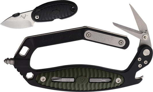 C.R.A.B.  Black Green Handle VMT18FRNSWPBGR