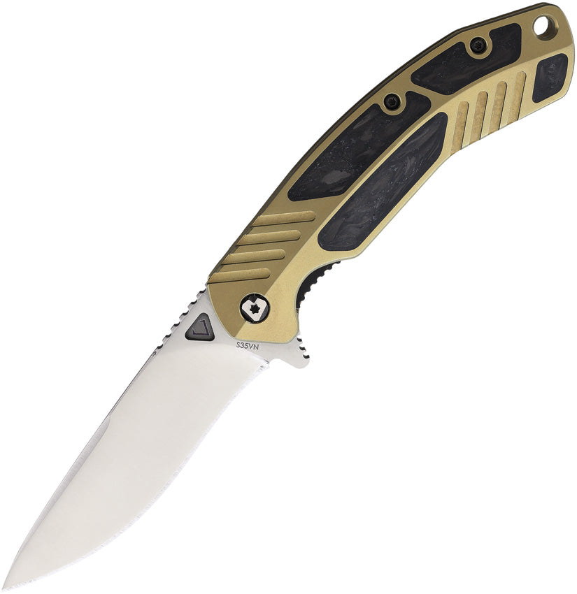 Tectonic Linerlock CF Gold