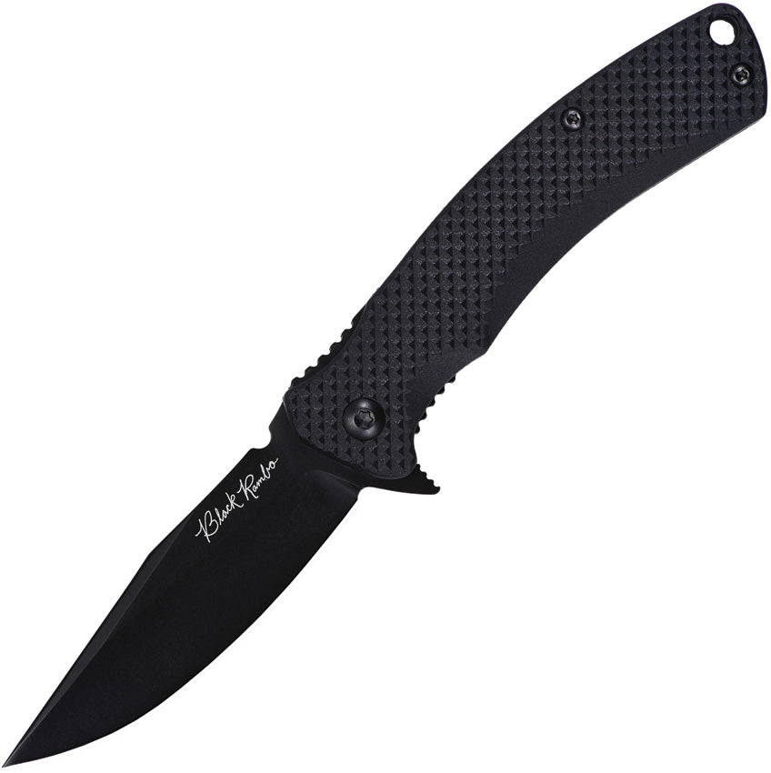 Black Rambo Shorty Linerlock V33FRNPBBK