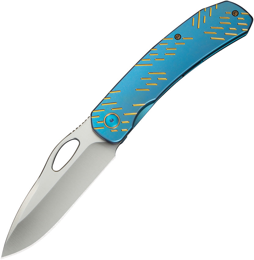 Inmate Framelock Blue Ti WE23096B-3