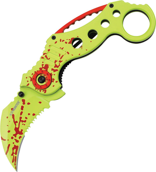 Karambit A/O Linerlock Yellow ZB-051GR