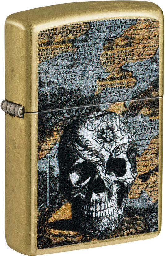 Floral Skull Lighter