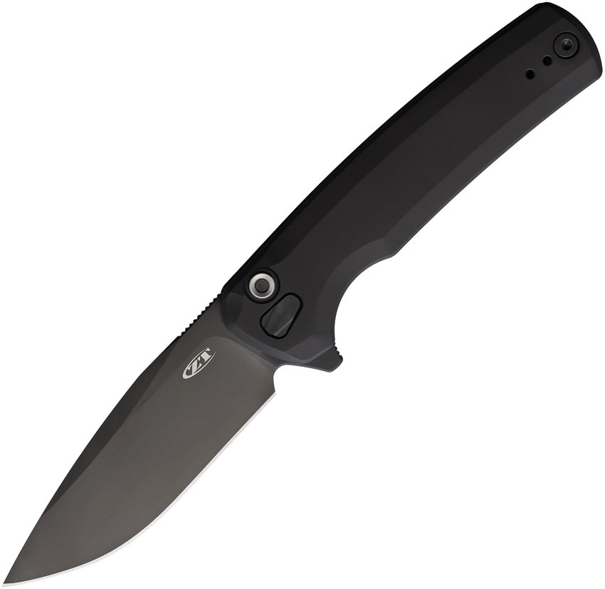 0044 Button Lock Black Ti  0044BLK