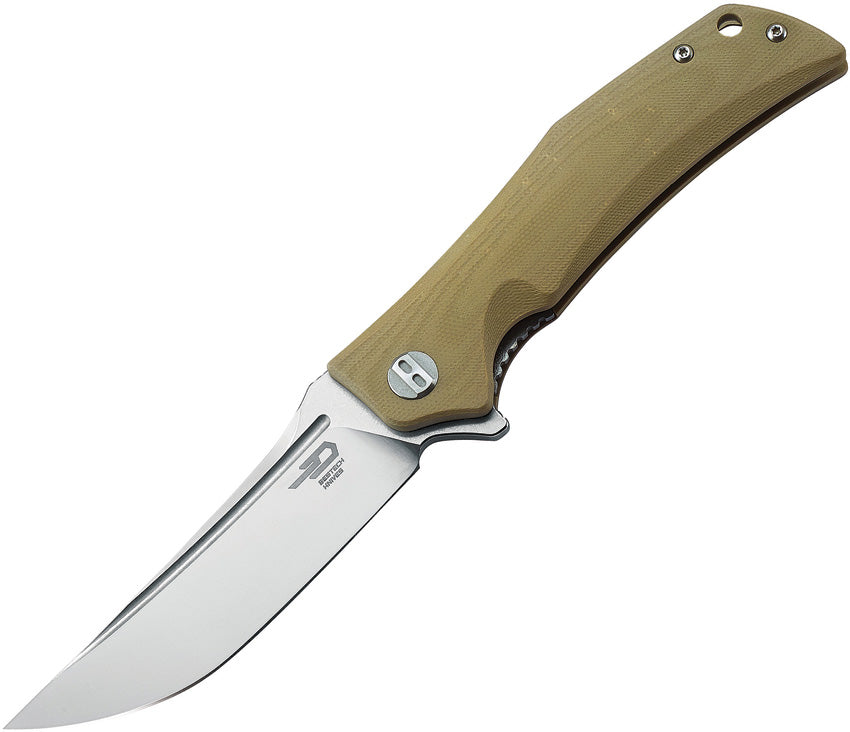Scimitar G10 Linerlock Beige BG05C-1