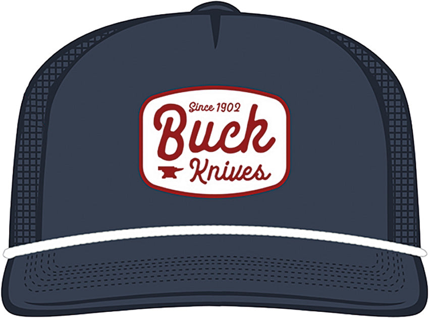 Navy Felt Patch Hat