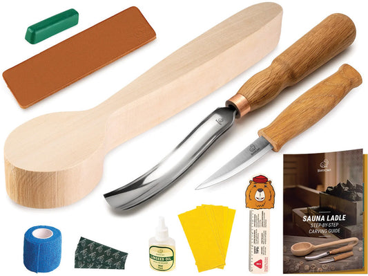 Sauna Ladle Carving Kit DIY11