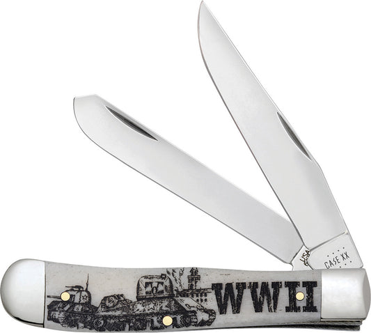 WWII Trapper Natural Bone