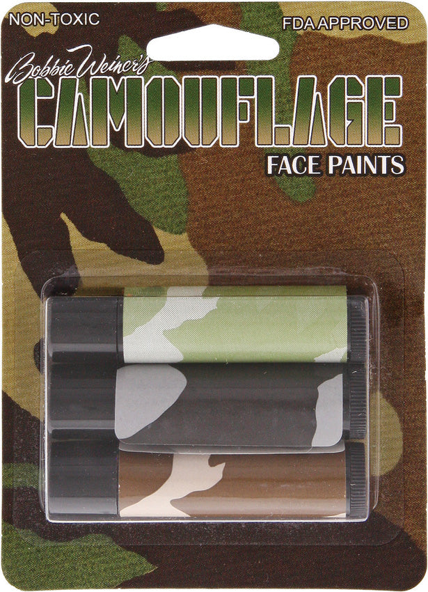 Camo Facepaint Sticks T3000 (CARDED & BLISTERED)