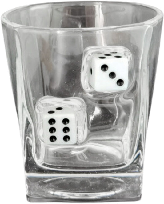 Lucky Dice Glass CBG-LMS-DICE