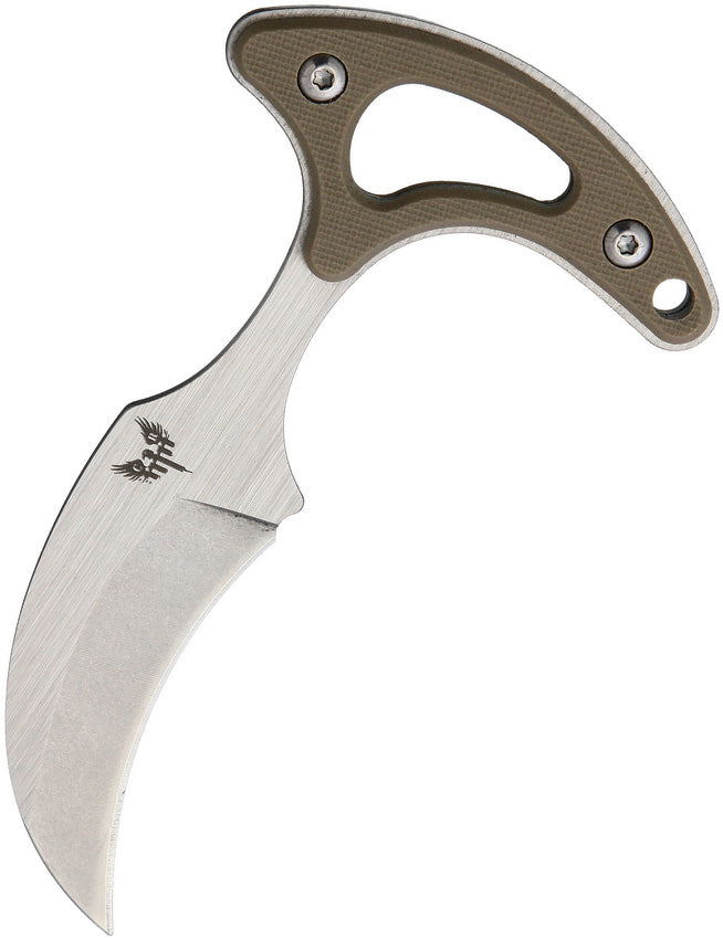 Neck Knife Black G10