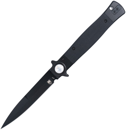 Stiletto Button Lock Blk/Blk