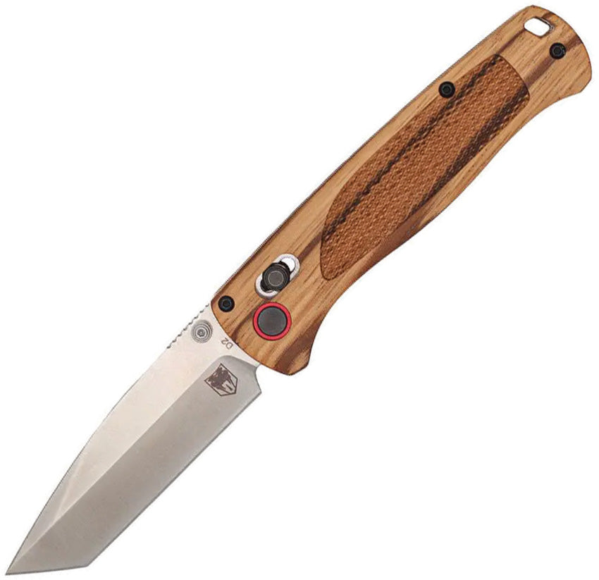 Bar Lock Zebra Wood Tanto Sat CTZWDBLTNS