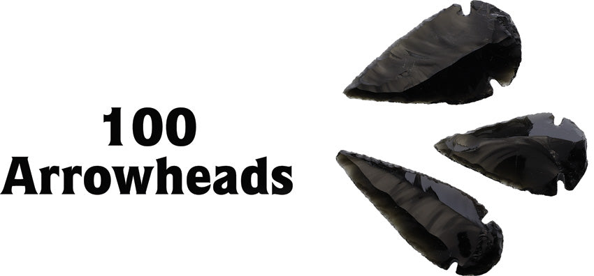 Black Obsidian Arrowhead Asst 3089002 (BAG 100)