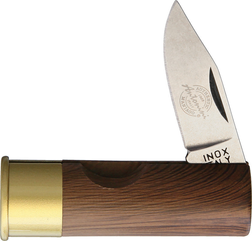 Shotgun Shell Knife Walnut 1301/CU_NC