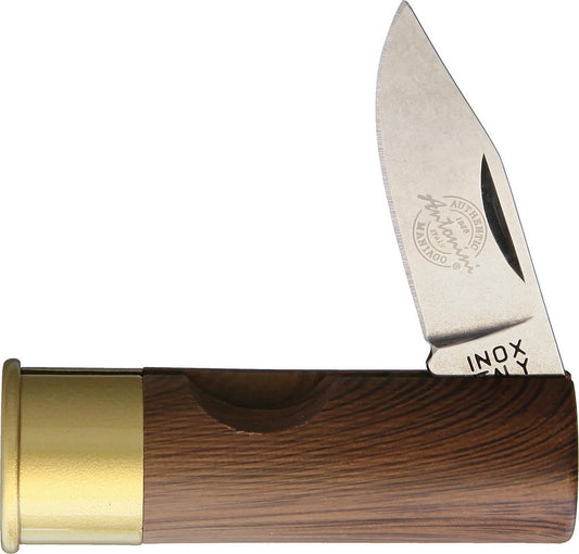 Shotgun Shell Knife Walnut 1301/CU_NC